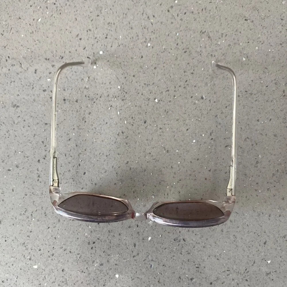 Luxottica Italy Clear Eyeglasses FRAMES ONLY Camille Bluerose 70's 130-54-16
